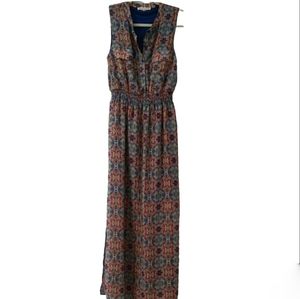 Olive & Oak Sleeveless Maxi Dress Size Small